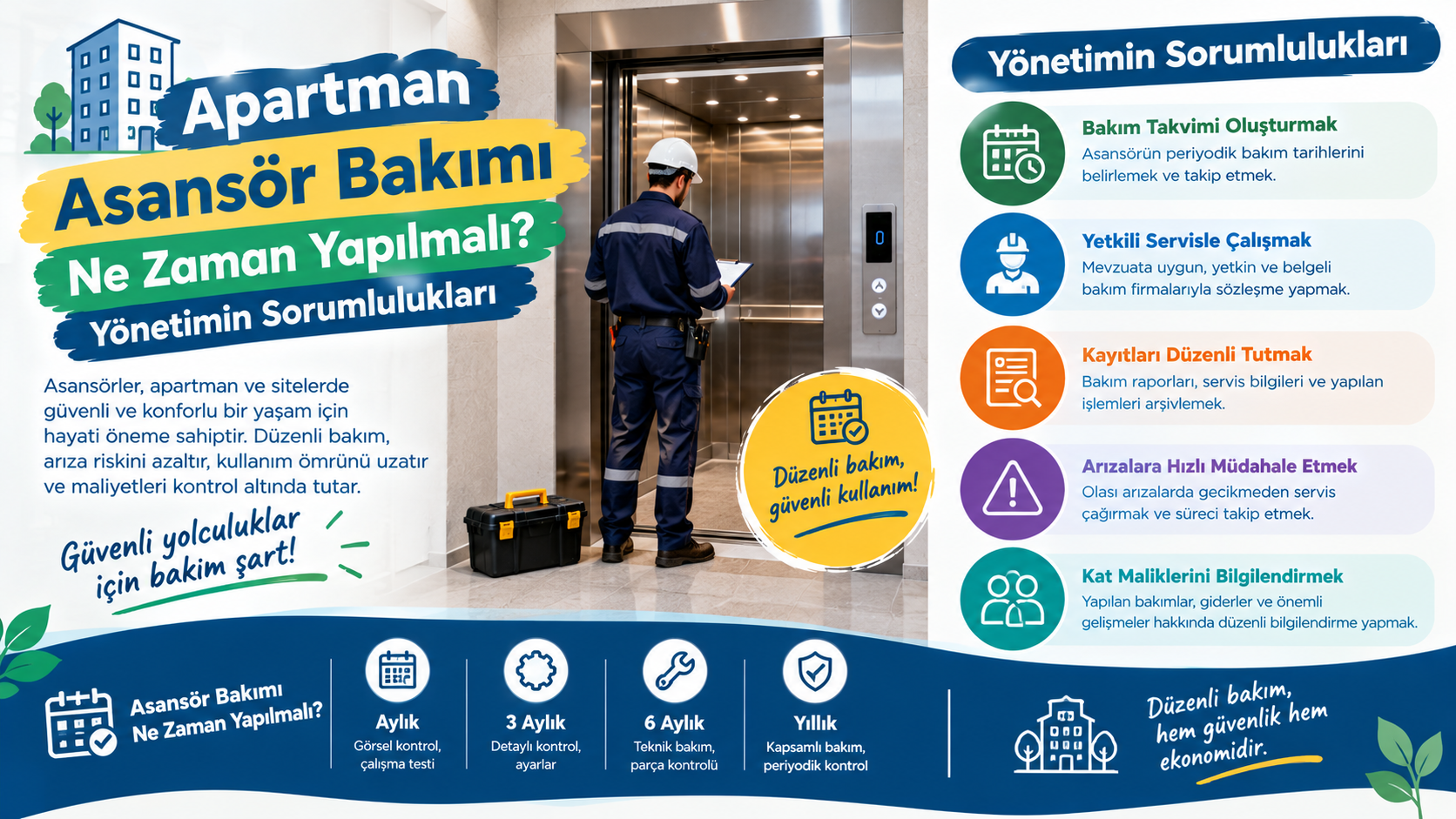 Apartman Asansör Bakımı Ne Zaman Yapılmalı?