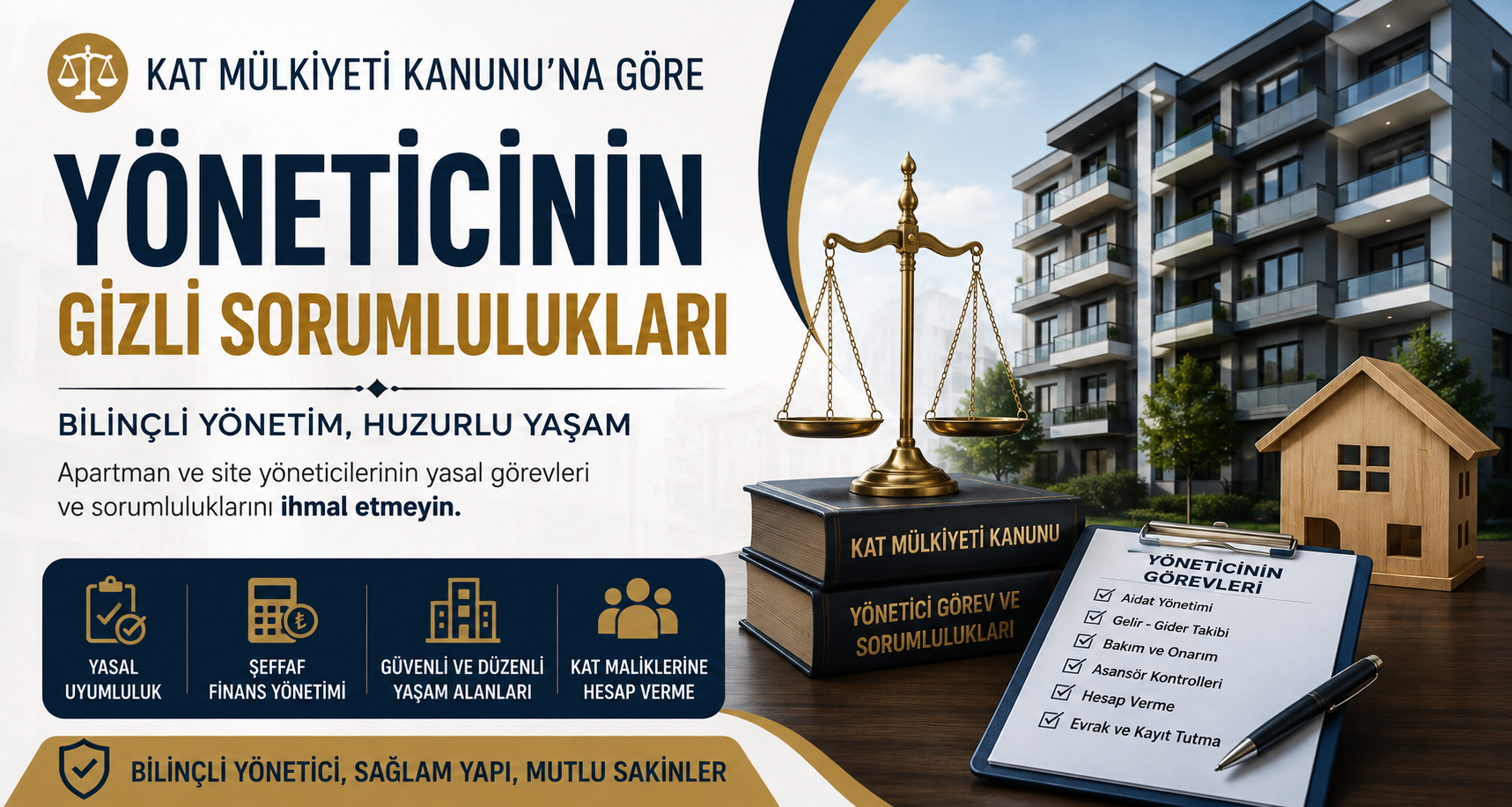 Kat Mülkiyeti Kanunu’na Göre Yönetici Sorumlulukları