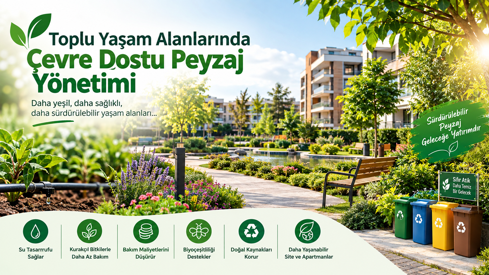 Toplu Yaşam Alanlarında Çevre Dostu Peyzaj Yönetimi