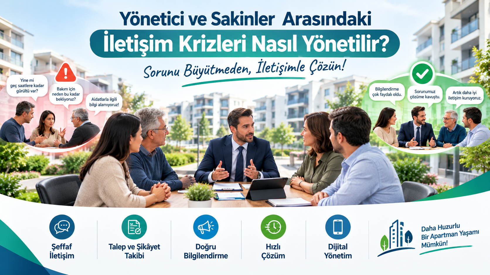 Yönetici ve Sakinler Arasındaki İletişim Krizleri Nasıl Yönetilir?