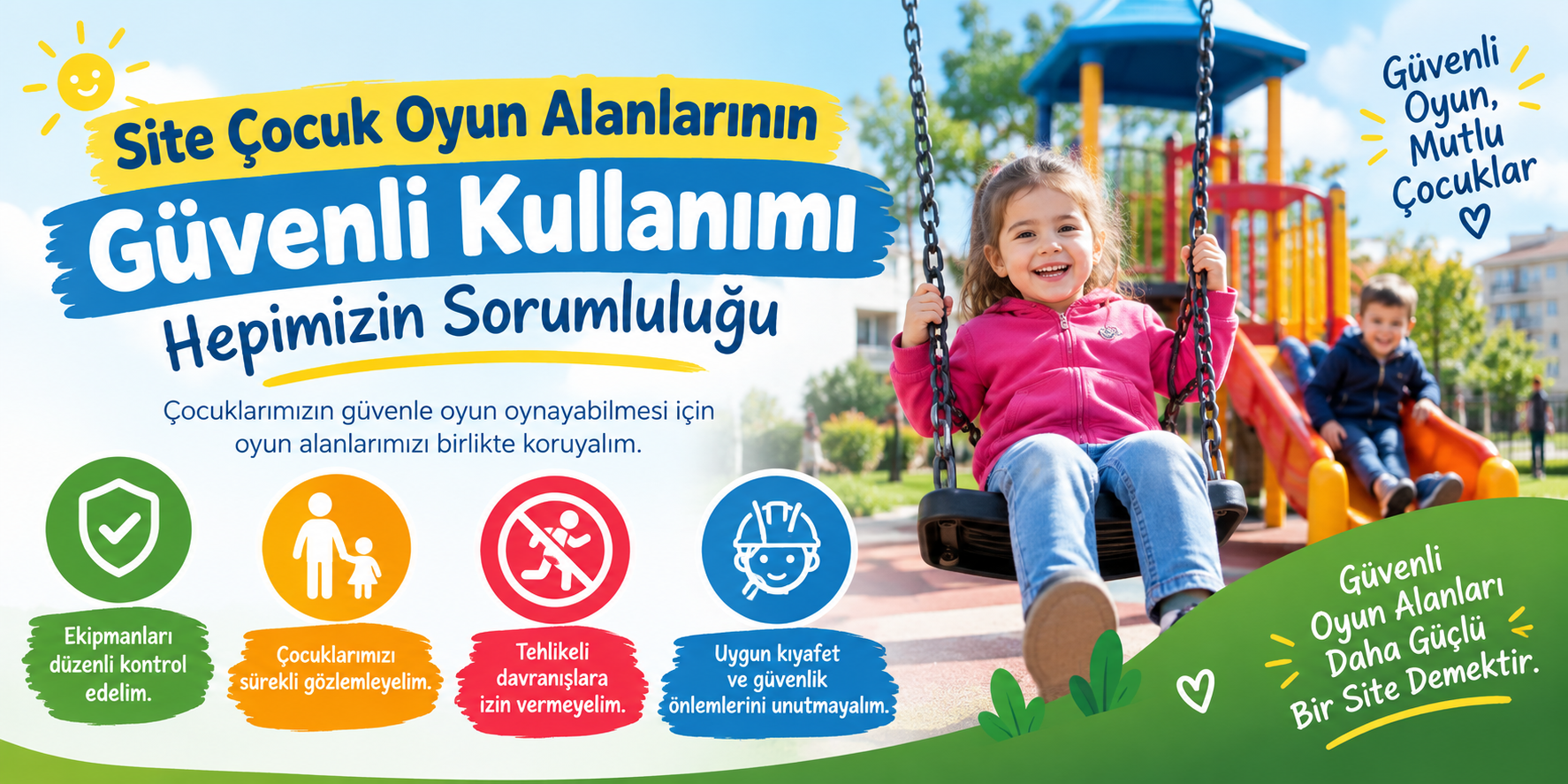 Site Çocuk Oyun Alanlarının Güvenli Kullanımı Nasıl Sağlanır?