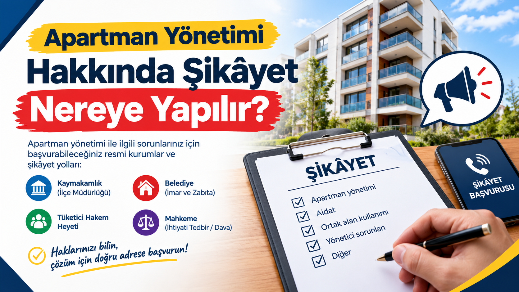 Apartman Yönetimi Hakkında Şikâyet Nereye Yapılır?